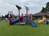 New turf at Macomb Corners playground