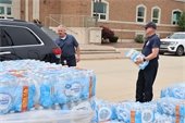 Water distribution after main break