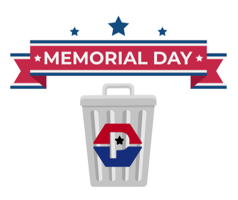 memorial day garbage