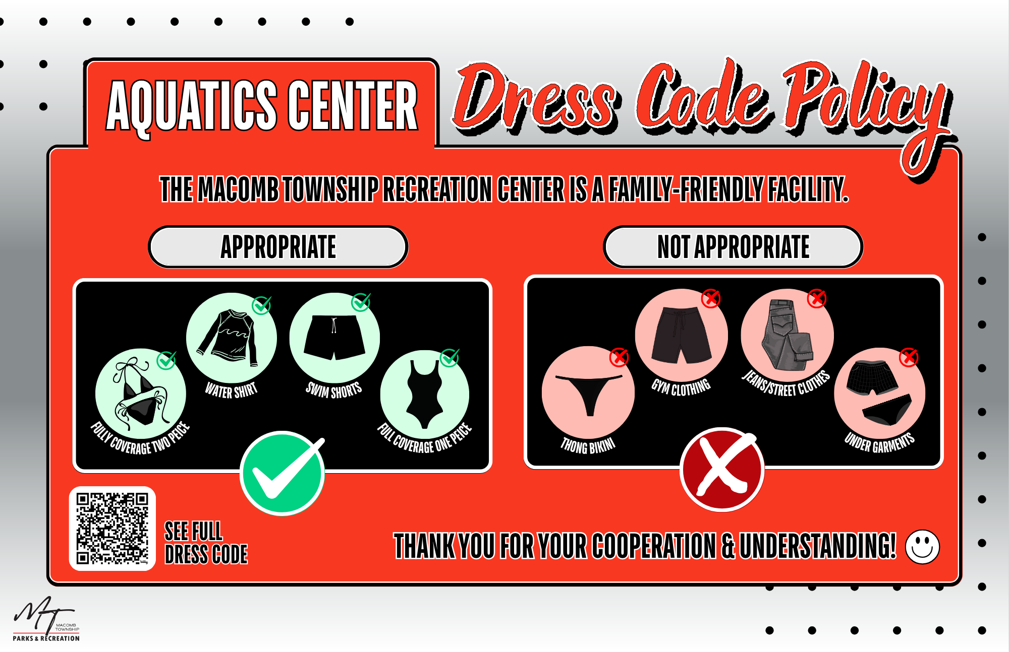 Macomb Township Aquatic Center Dress Code Images